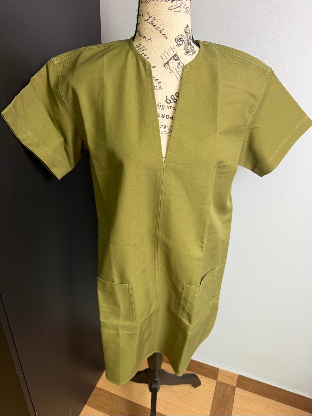 J.Crew Patch-pocket pullover dress in structured cotton poplin NWT Size XXS